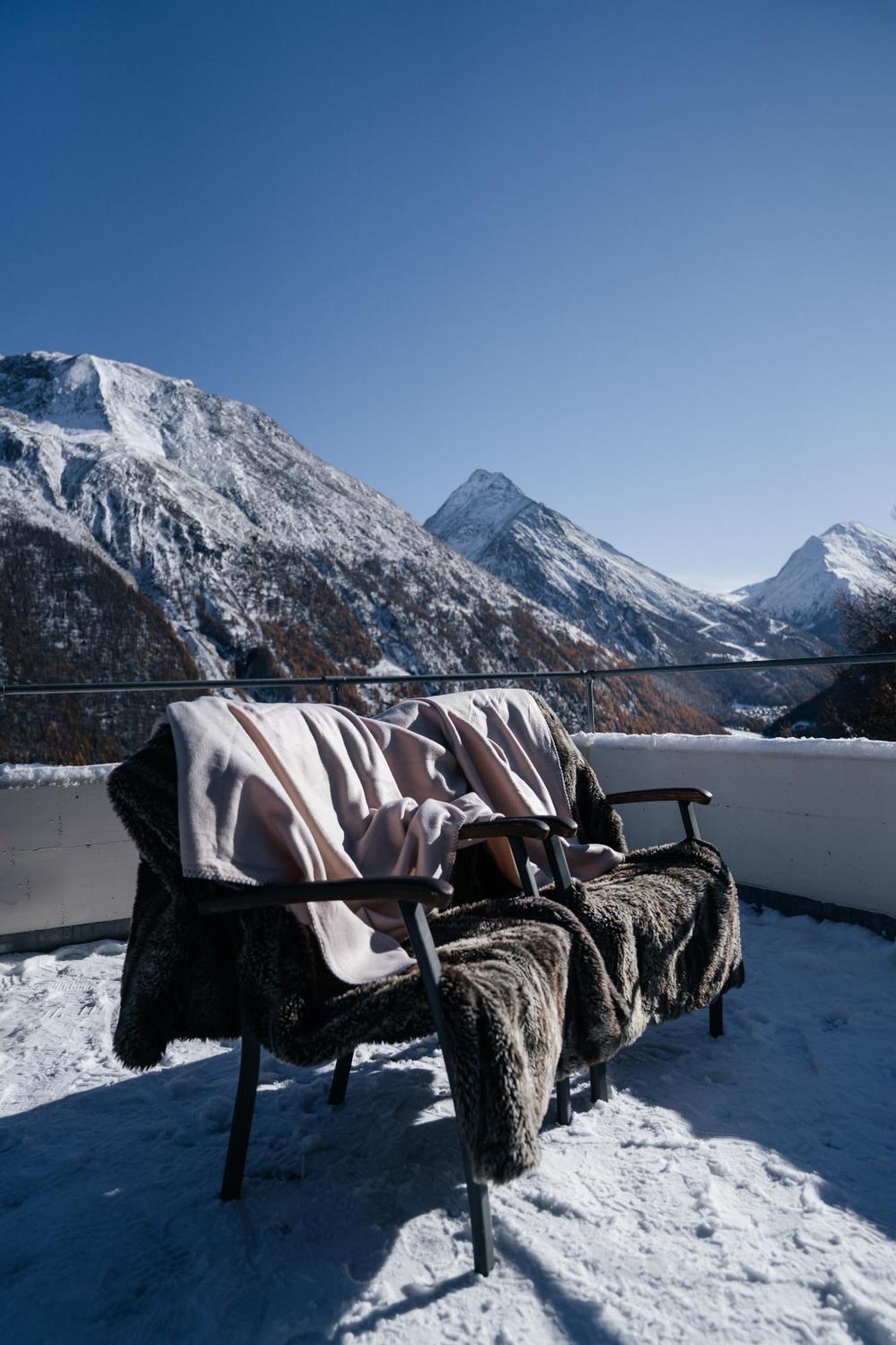 Waldhotel Fletschhorn Panoramic Retreat In Saas Fee Eksteriør billede