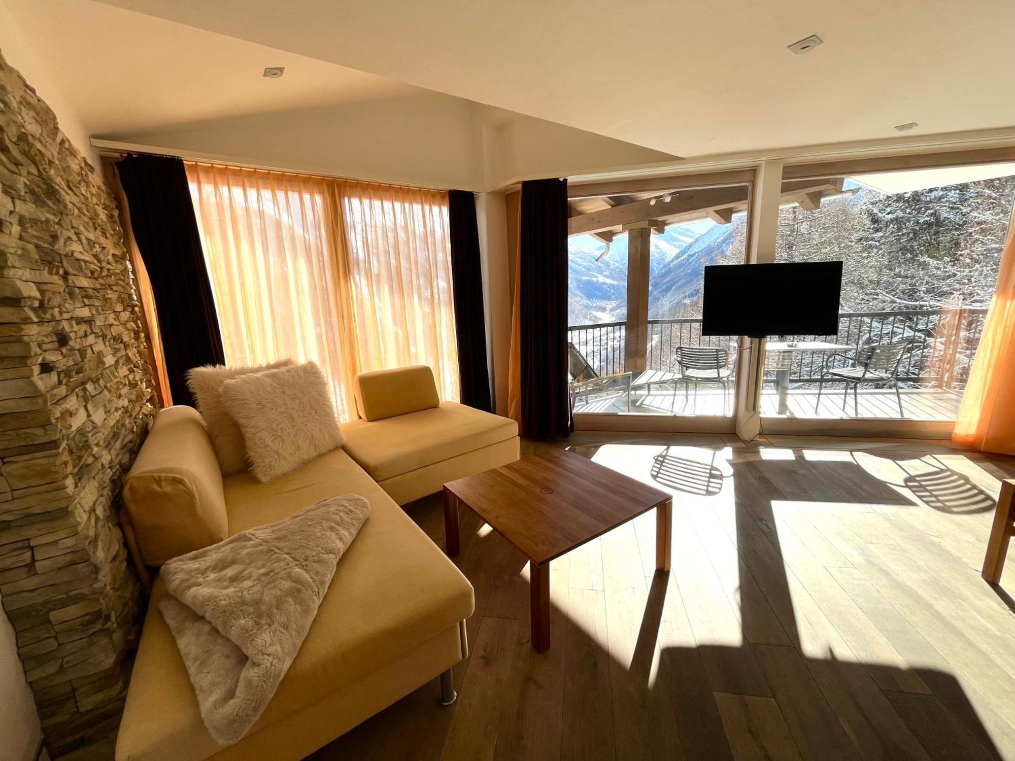 Waldhotel Fletschhorn Panoramic Retreat In Saas Fee Eksteriør billede